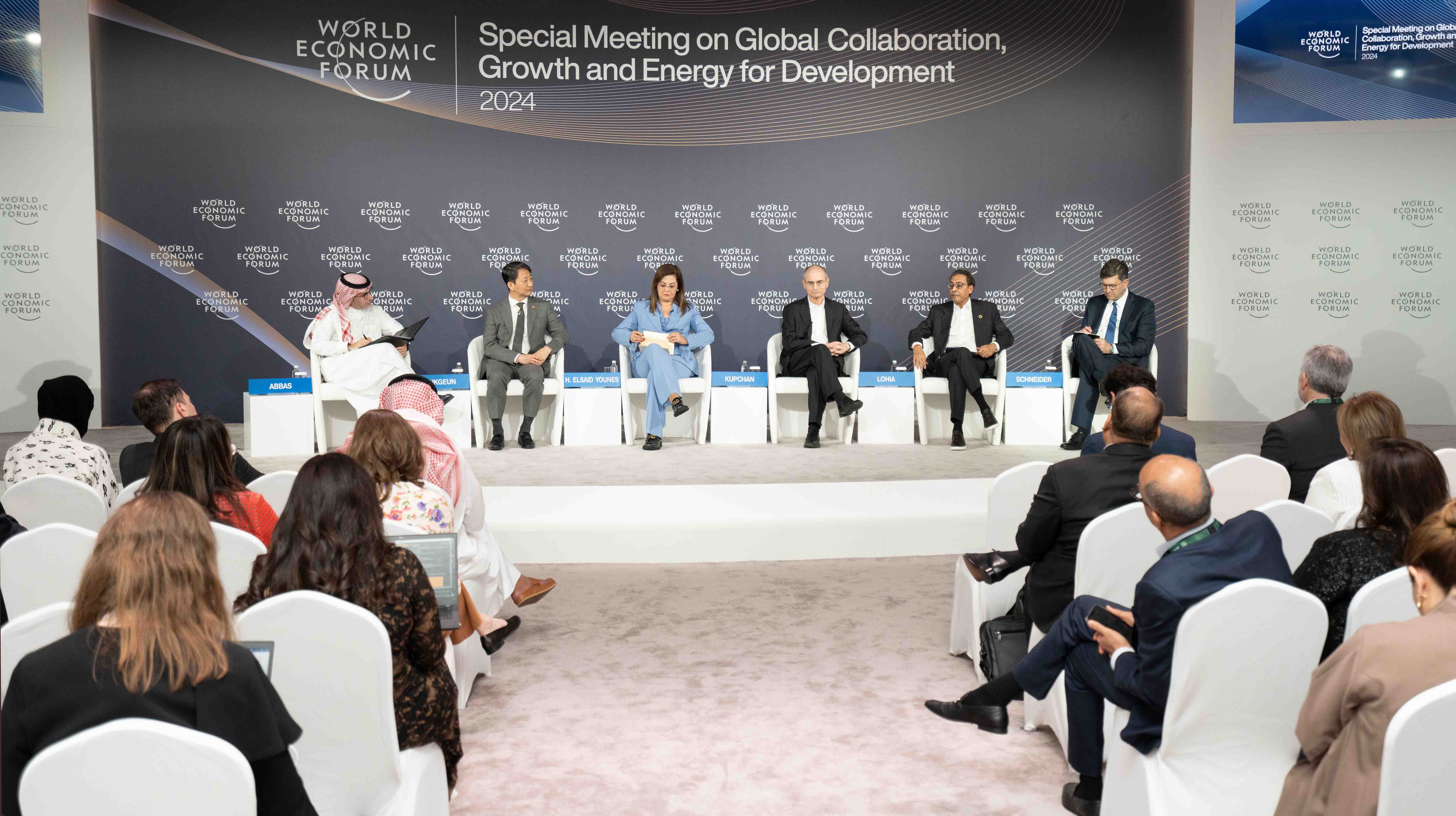 Minister participates as panel speaker at WEF Special Meeting