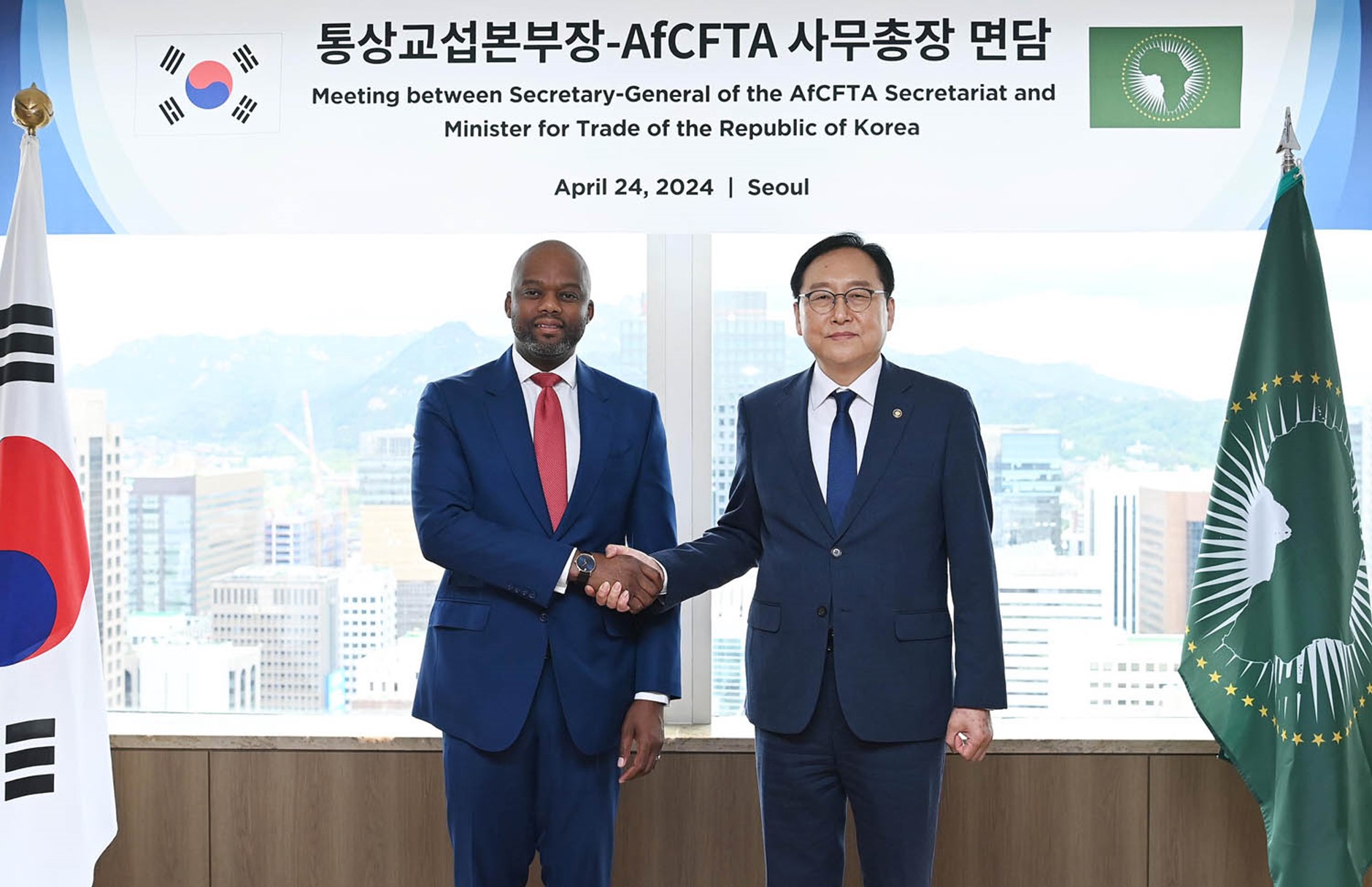 Trade Minister meets AfCFTA Secretary General 