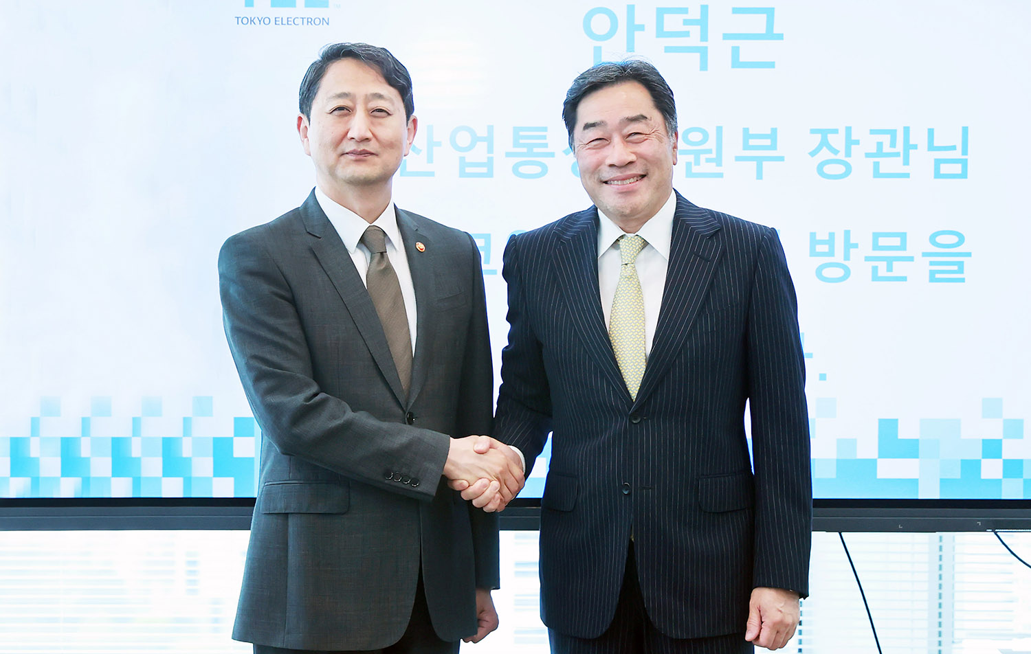 Minister Ahn meets with Tokyo Electron CEO