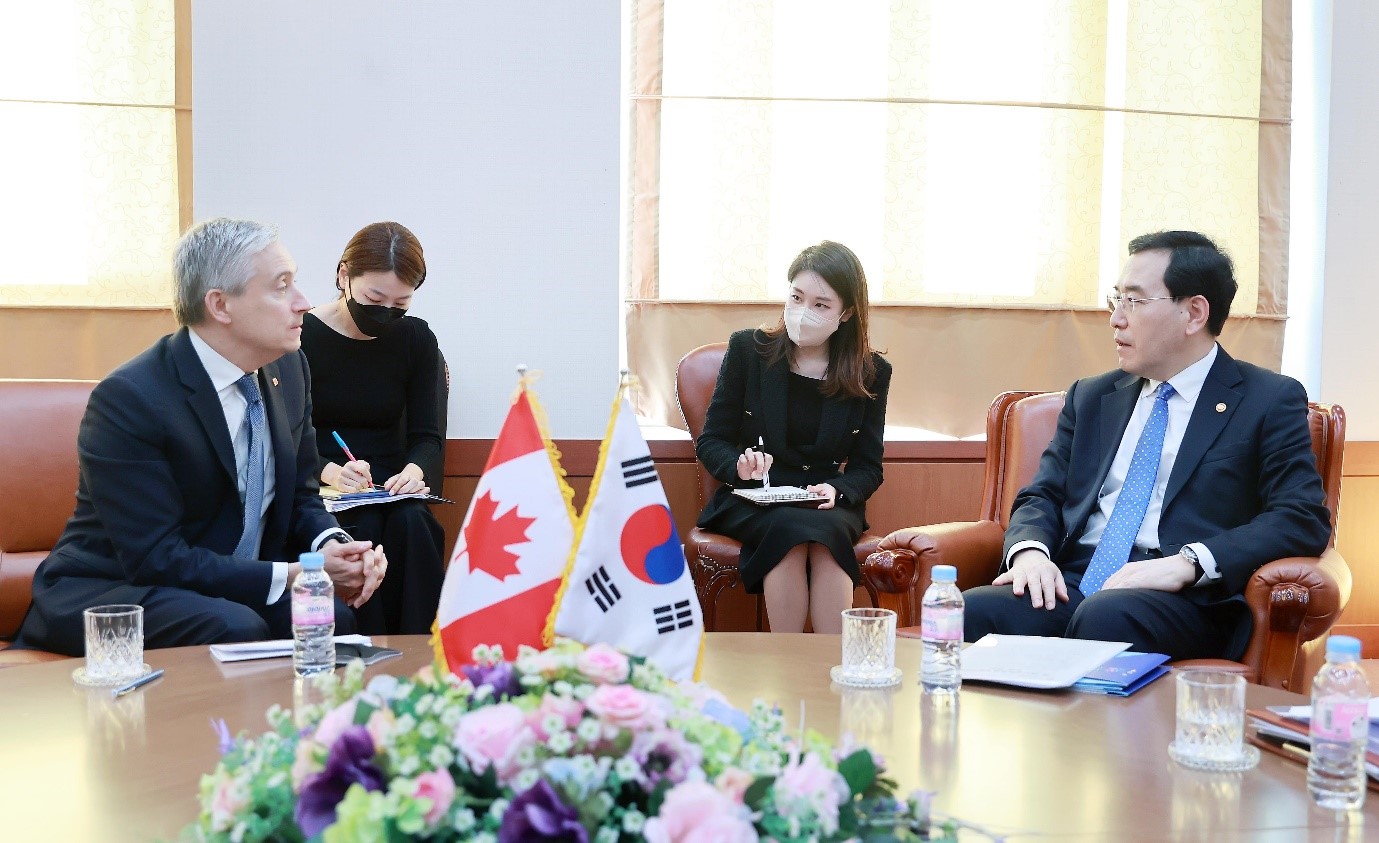 Korea and Canada discuss industry and investment cooperation