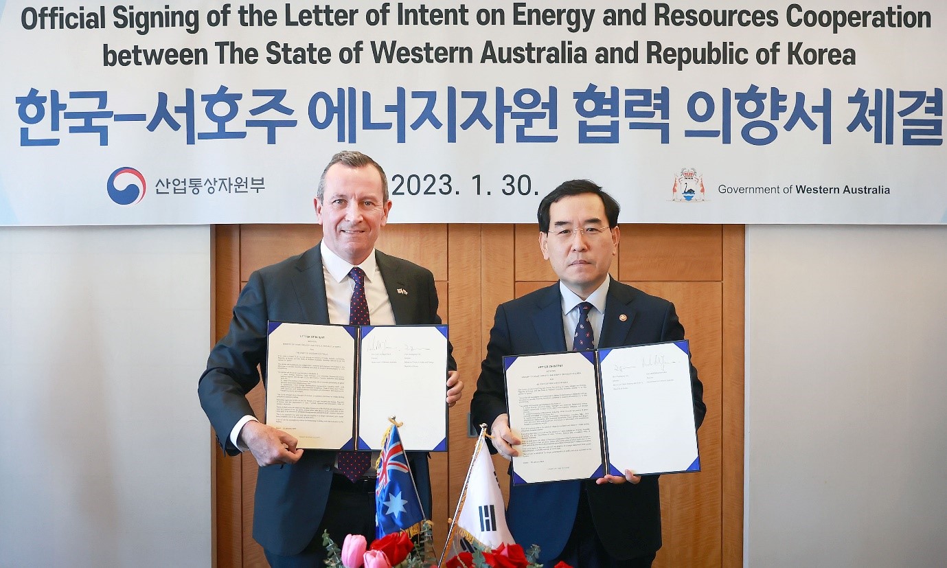 Korea and Western Australia sign LOI on energy & resources cooperation Image 0