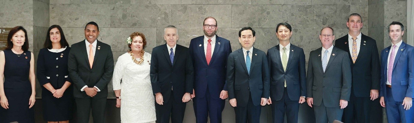 Minister Lee discusses trade bolstering measures with U.S.' Ways & Means Committee