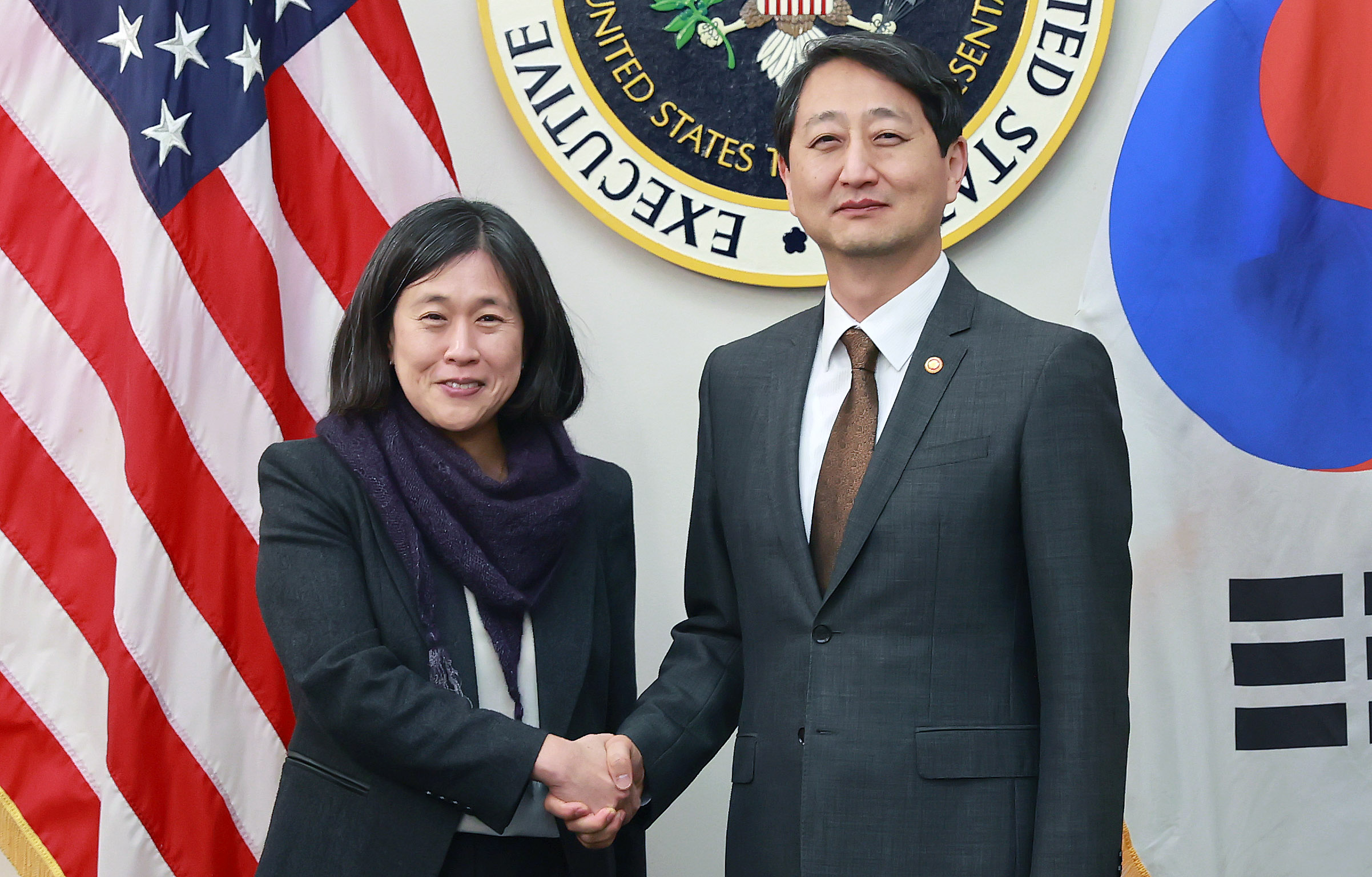 Minister Ahn meets U.S. Trade Representative Katherine Tai