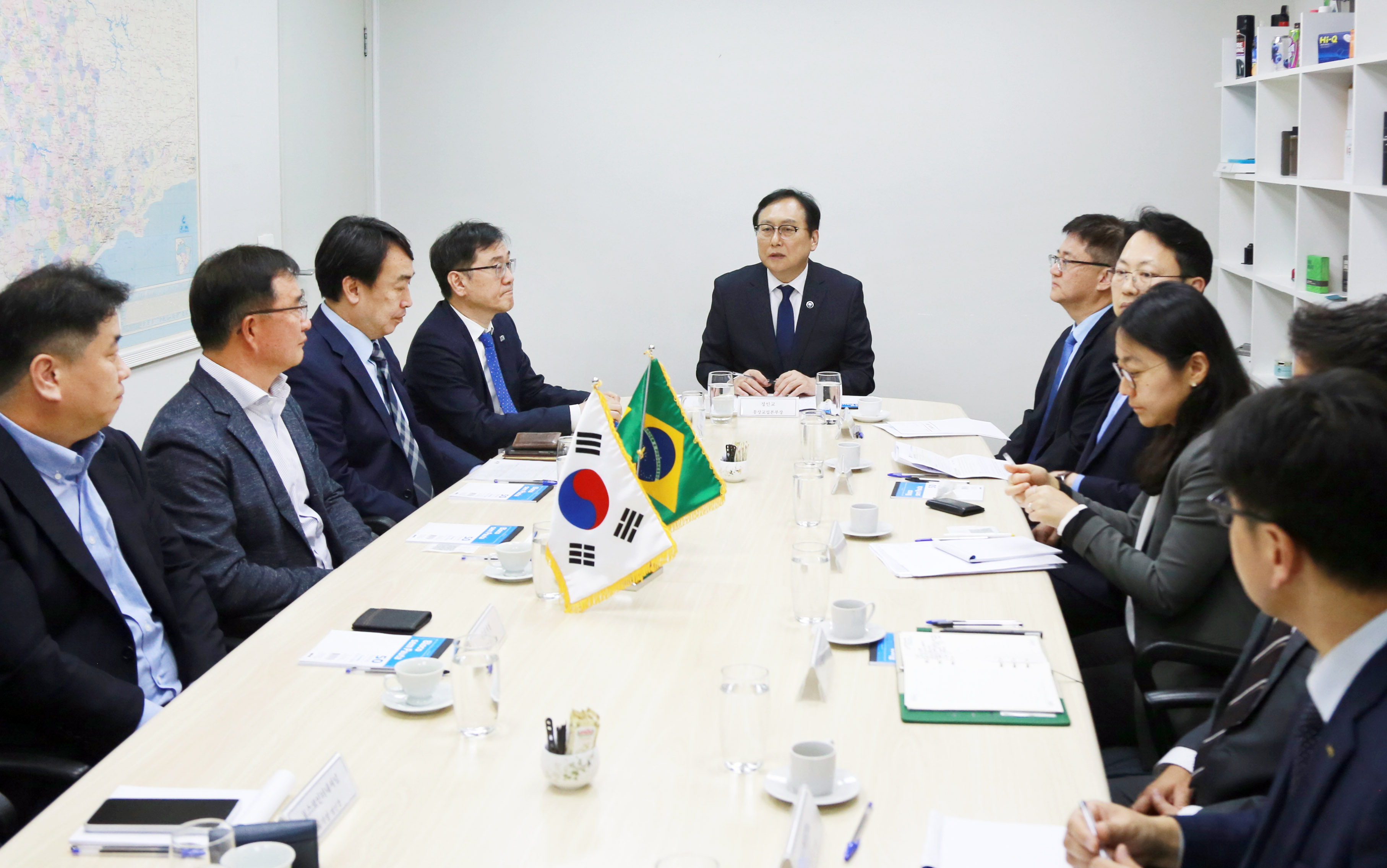 Trade Minister Cheong meets Korean firms operating in local Brazilian market