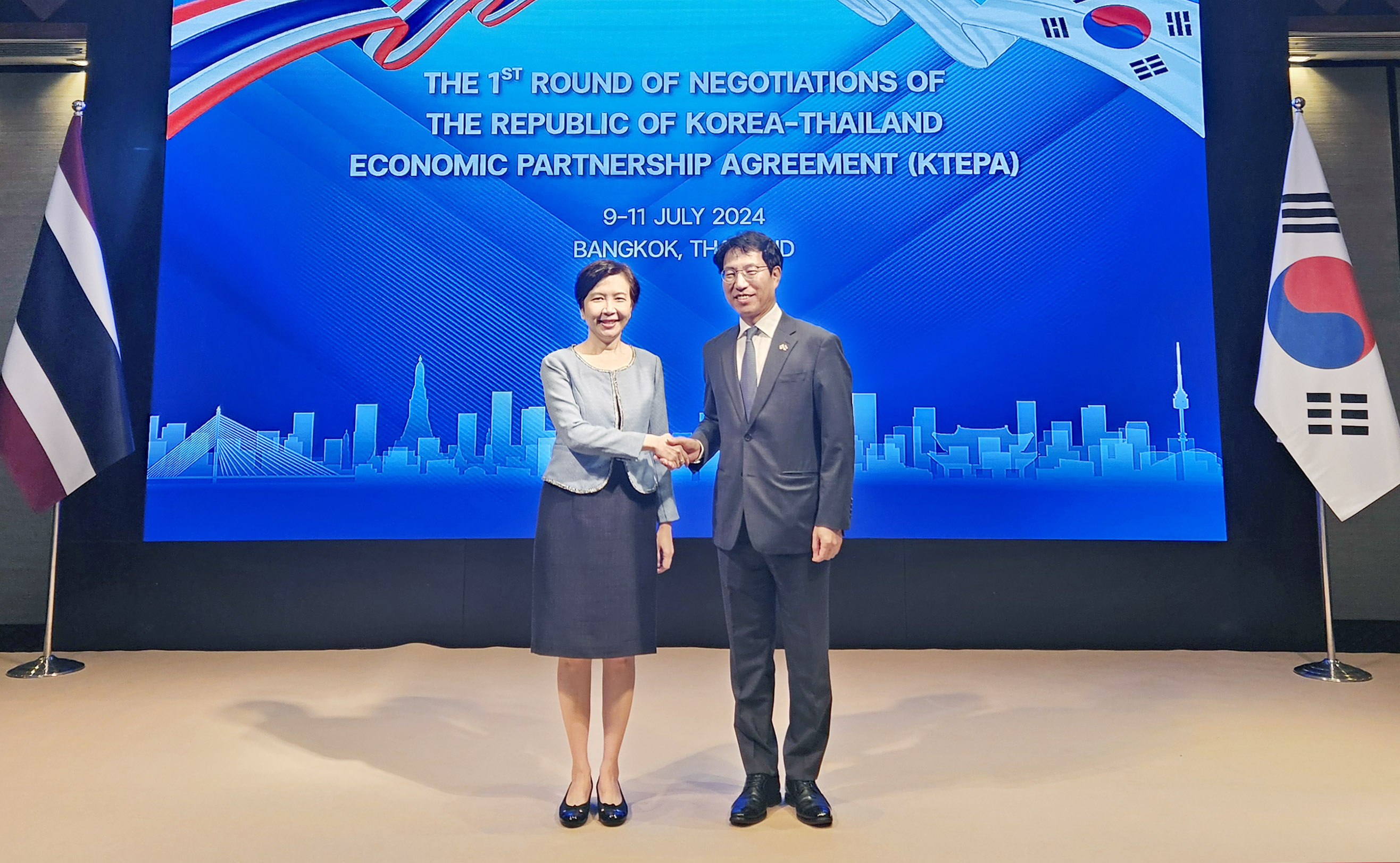 Korea and Thailand enter 1st official negotiating round for bilateral EPA