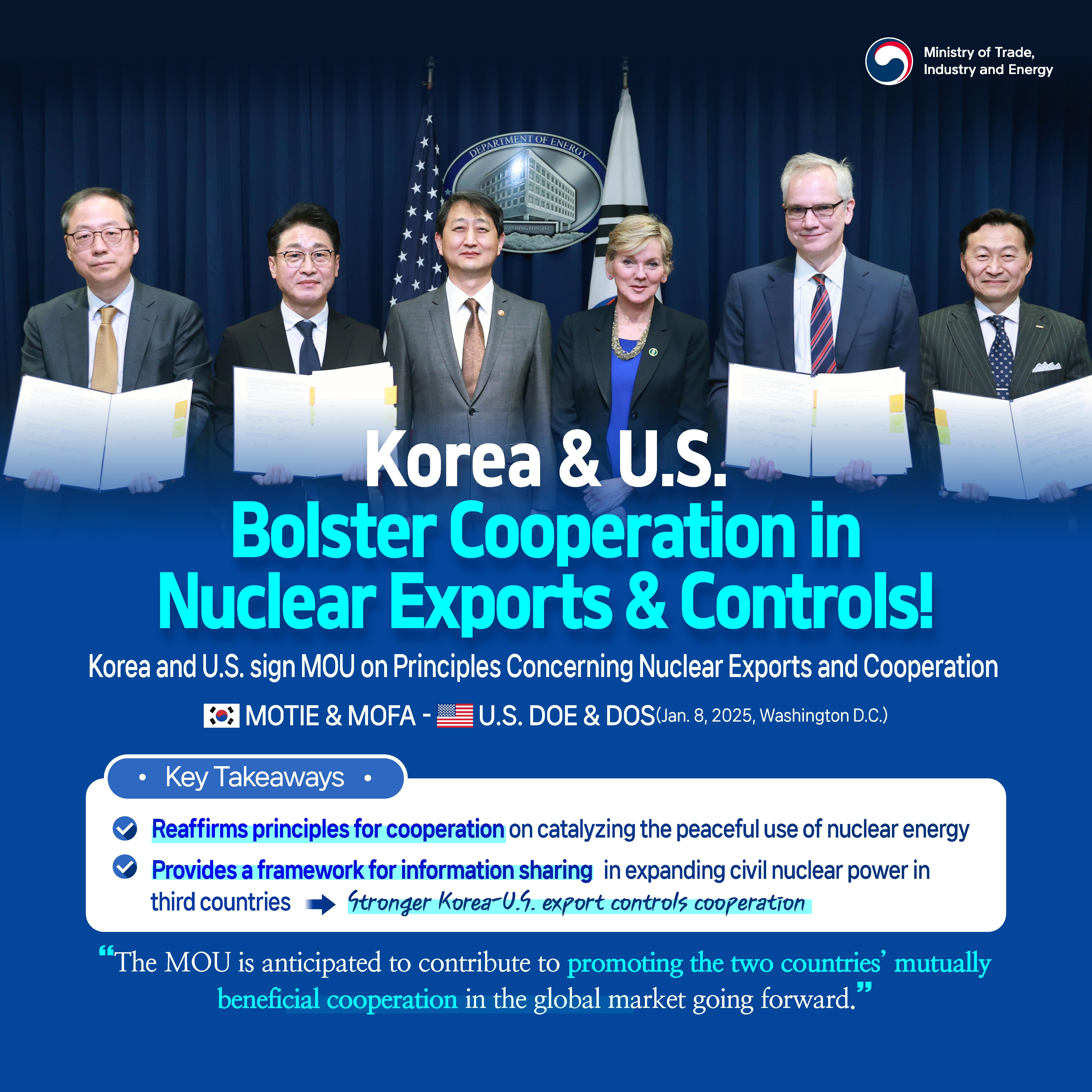 Korea & U.S. bolster nuclear cooperation