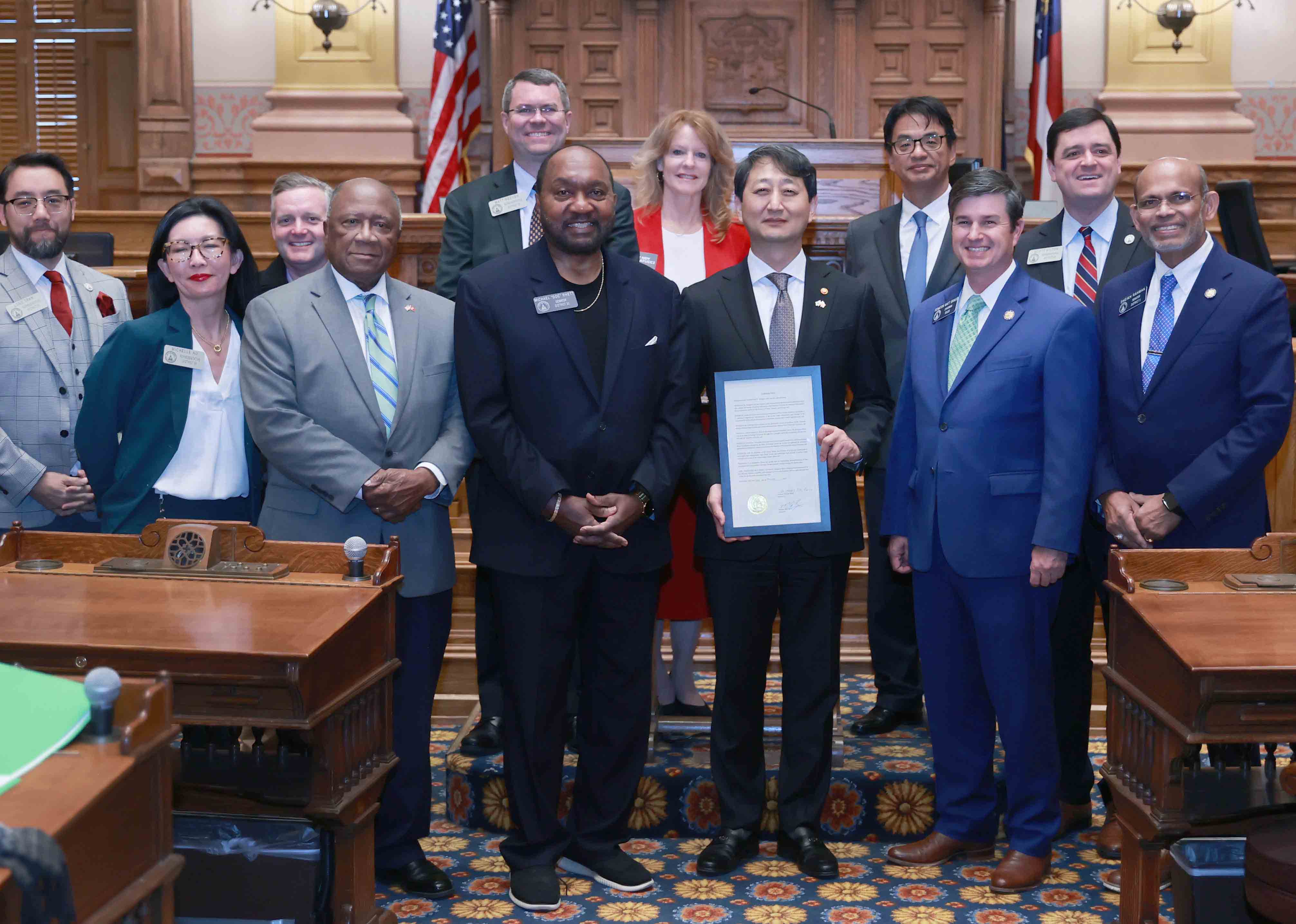 Minister Ahn meets U.S. lawmakers in Georgia_1
