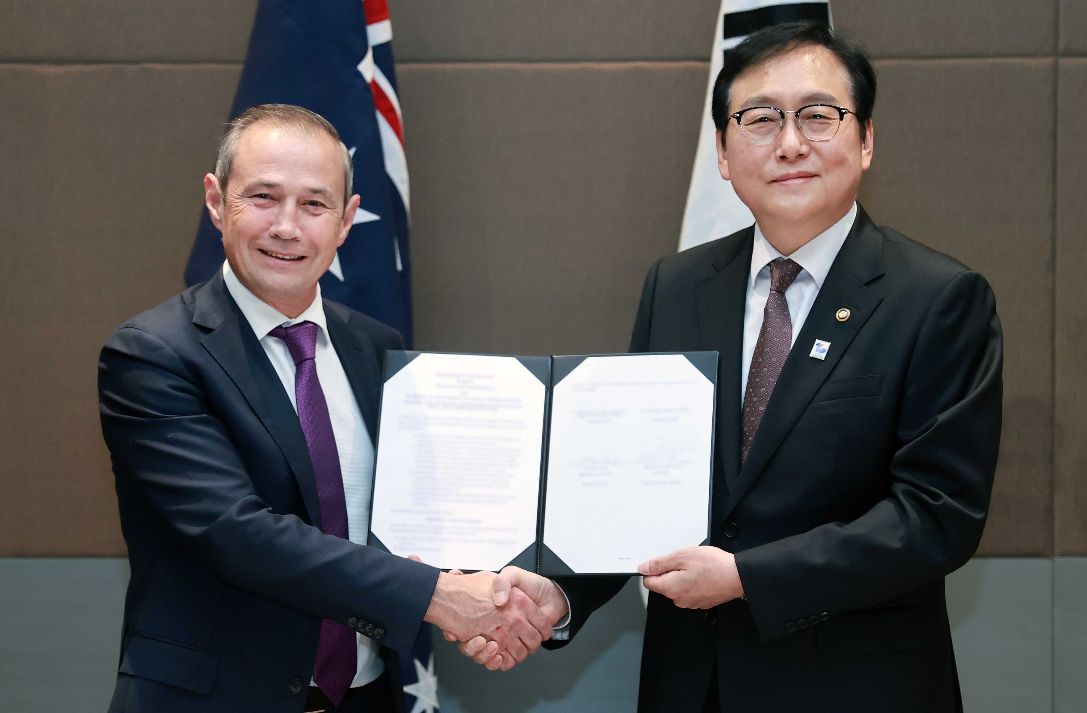 MOTIE-Western Australia Gov't sign clean energy cooperation MOU_1