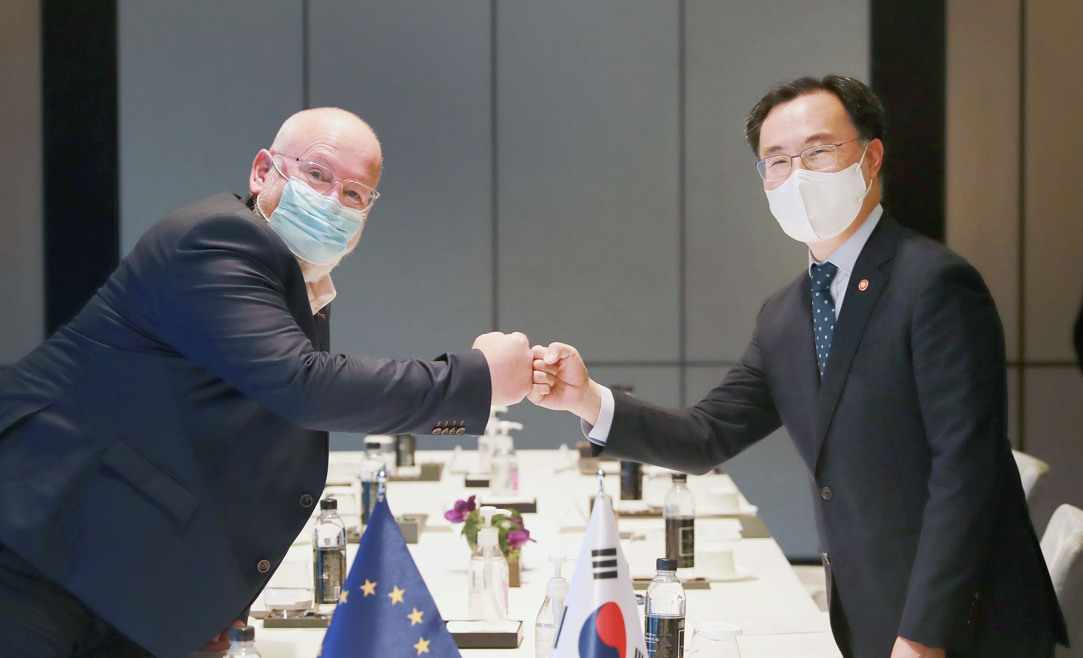 Korea, EU agree to cooperate for climate goals Image 0