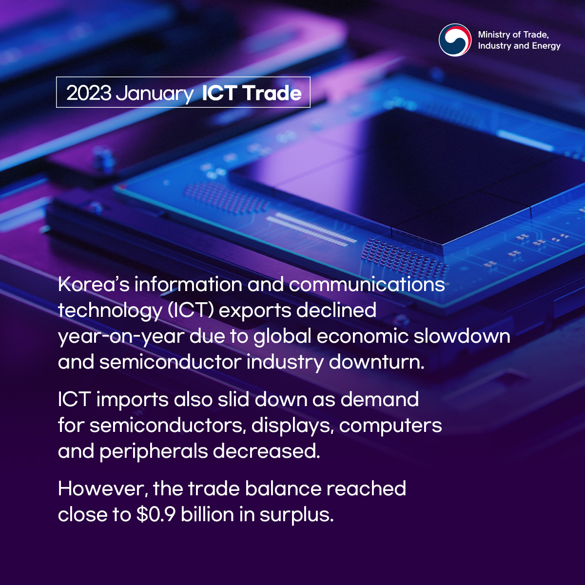 Korea's ICT trade continues to record surplus! Image 1