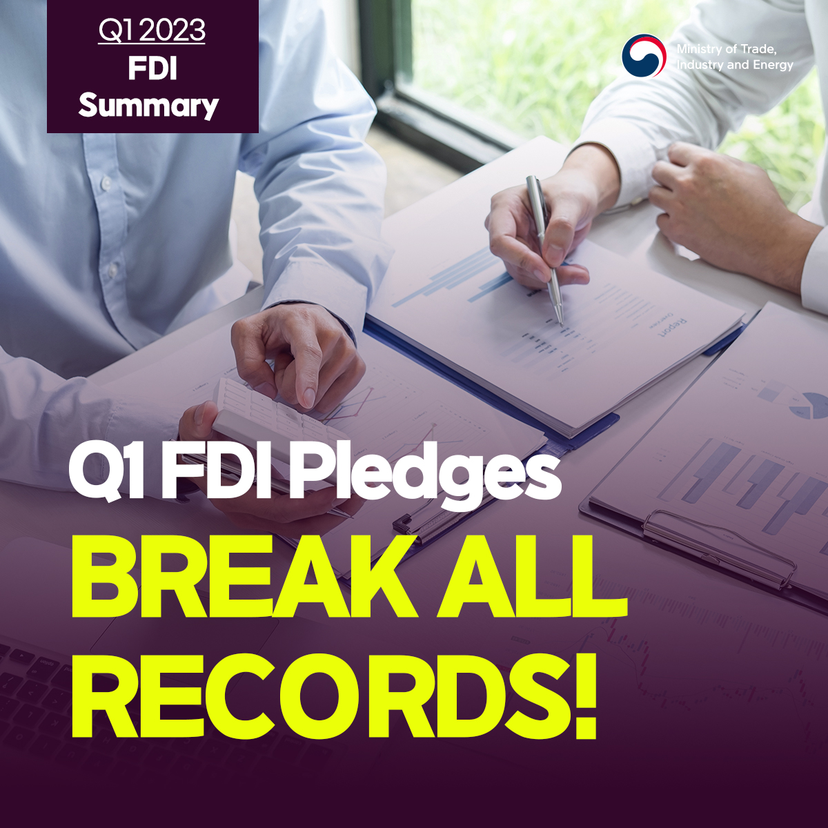 FDI pledges reach record-breaking highs in Q1 2023 Image 0