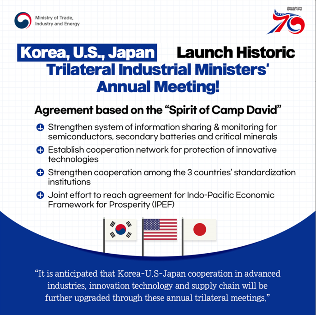 Korea-US-Japan launch historic trilateral annual meeting Image 0