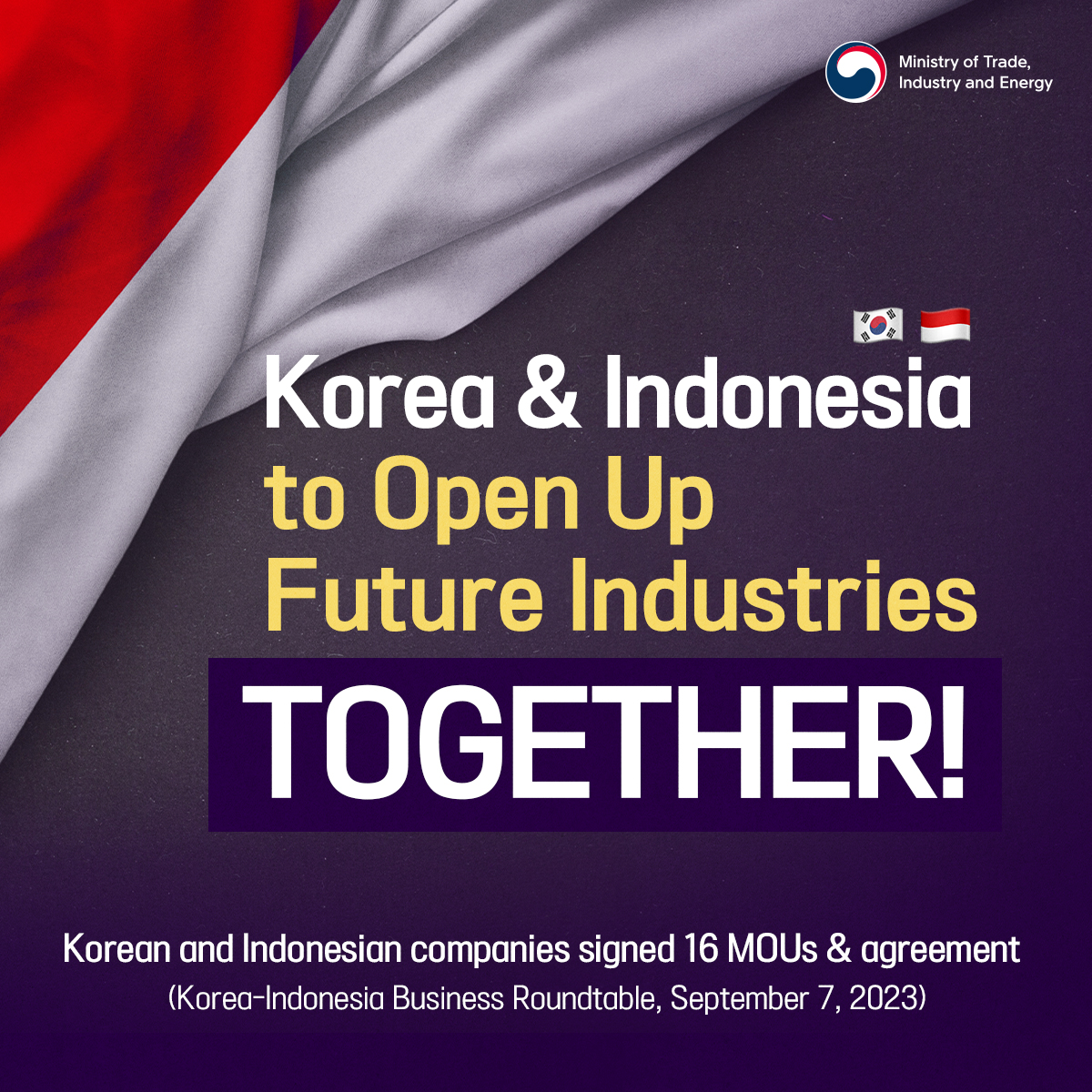 Korea and Indonesia to open up future industries together! Image 0