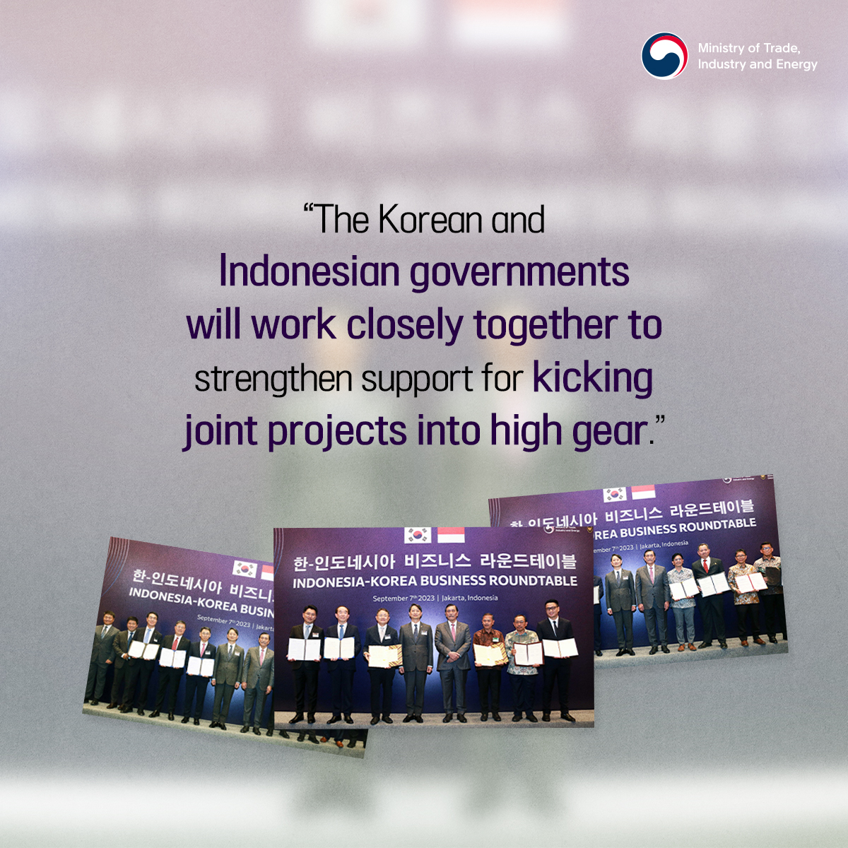 Korea and Indonesia to open up future industries together! Image 3